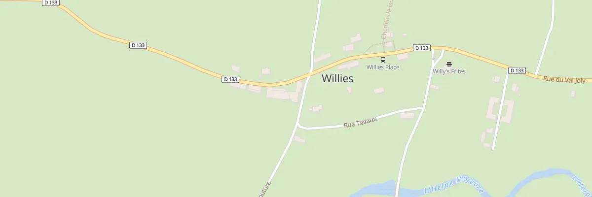 Plan du 11 Rue de Liessies à Willies