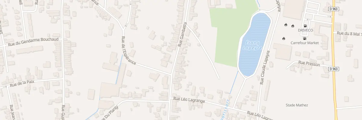 Plan du 236 Rue Gambetta à Jeumont