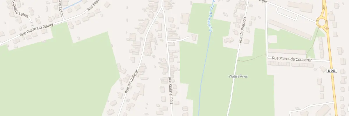 Plan du 124 Rue Gabriel Péri à Jeumont