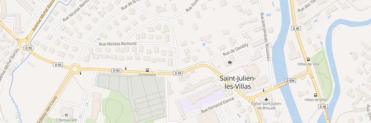 Plan du 2 Rue Fontenelle à Saint-Julien-les-Villas