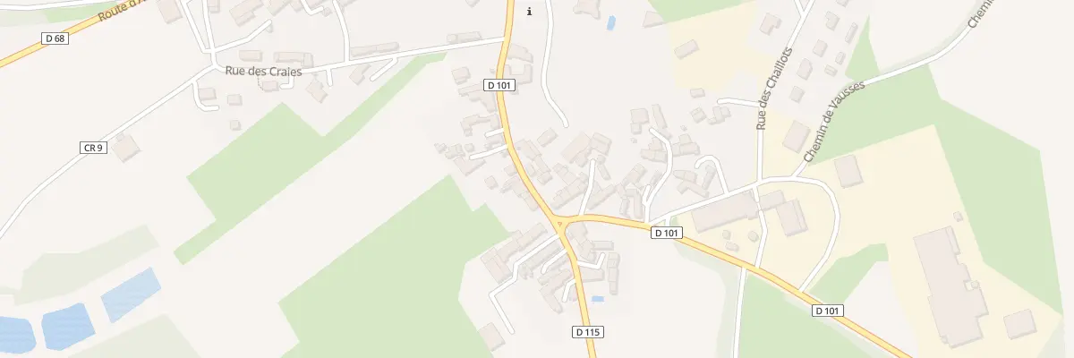 Plan du 99 Le Village à Châtel-Gérard