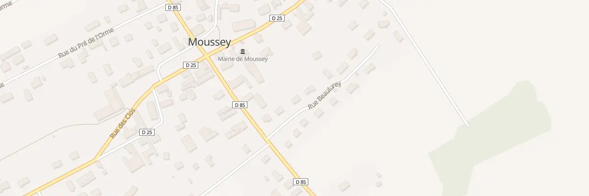 Plan du 5 Rue de Beaulurey à Moussey