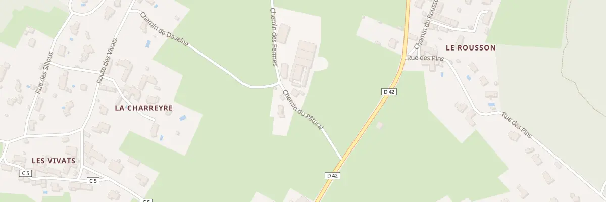 Plan du 5407A Les Roberts à Beauzac