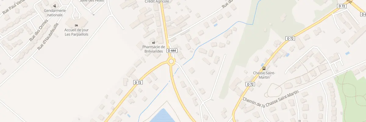 Plan du 3 Imp de la Gare à Bréviandes