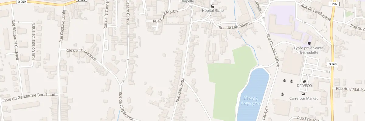 Plan du 97 Rue Gambetta à Jeumont