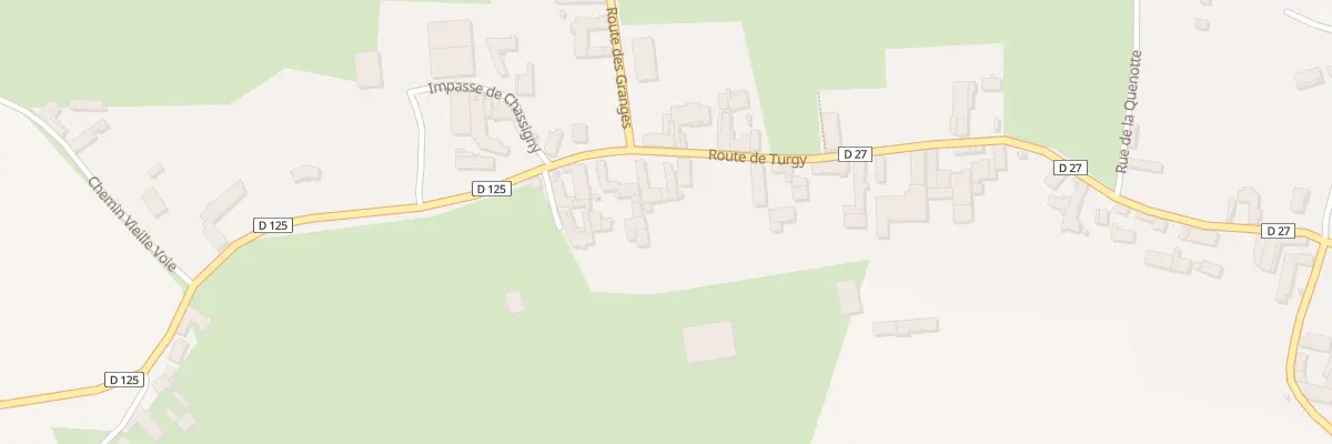 Plan du 34 Rte de Turgy à Cussangy