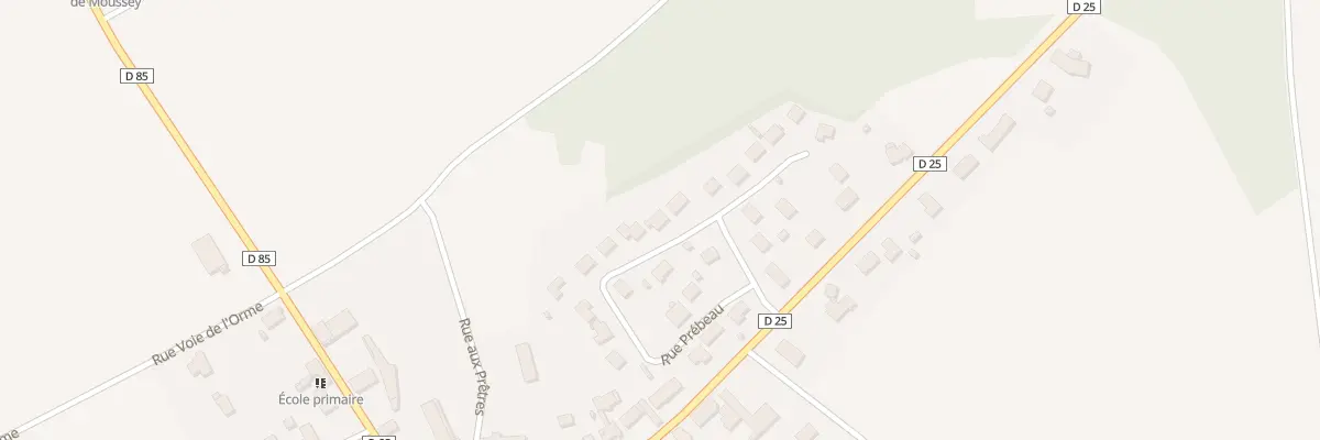 Plan du 4 Rue Prébeau à Moussey