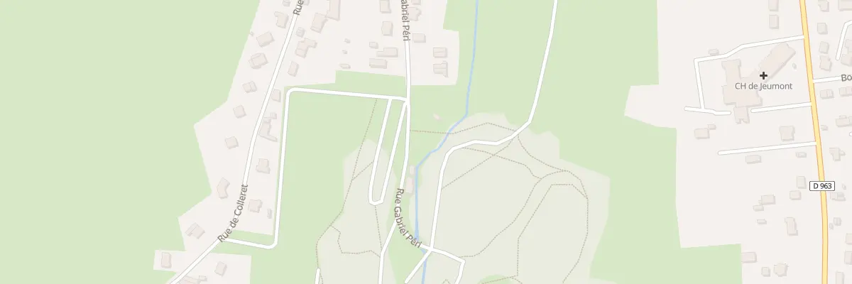 Plan du 400 Rue Gabriel Péri à Jeumont