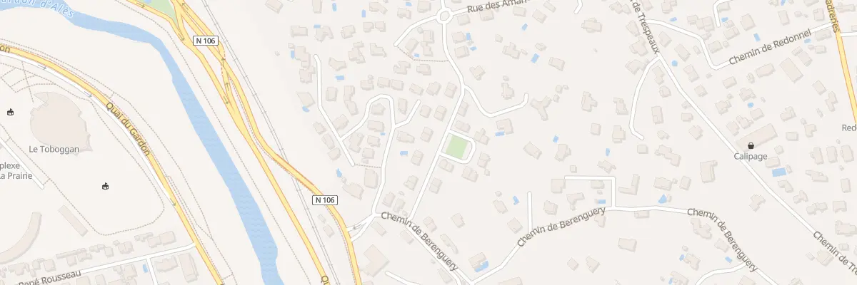 Plan du 11 Rue du Docteur Zamenhoff à Alès