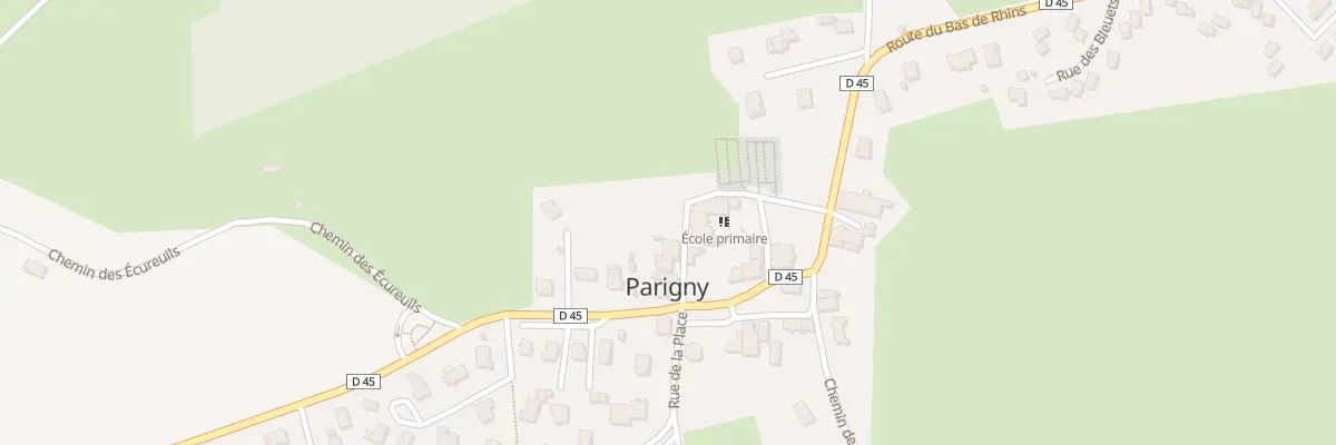 Plan du 69 Rue des Ecoles à Parigny