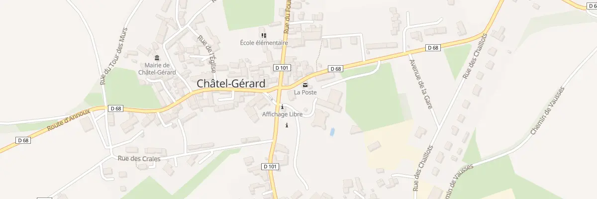 Plan du 4 Pl Girart de Roussillon à Châtel-Gérard