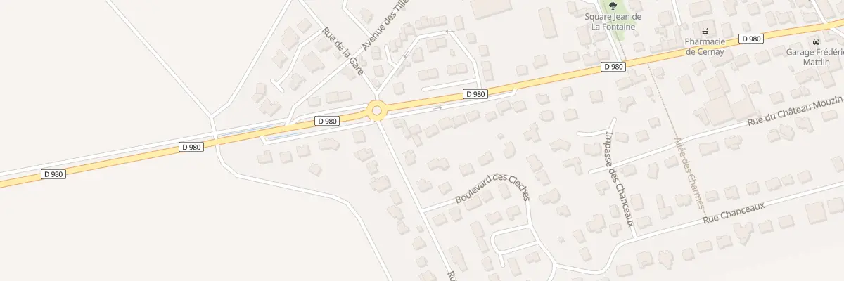 Plan du 55 Rue Charles de Gaulle à Cernay-lès-Reims