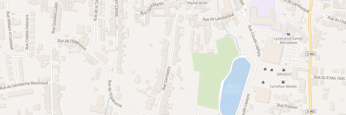Plan du 114 Rue Gambetta à Jeumont