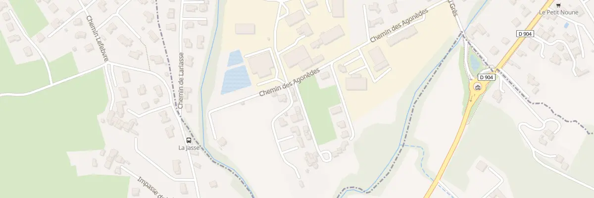 Plan du 311 Che des Agonèdes à Saint-Julien-les-Rosiers