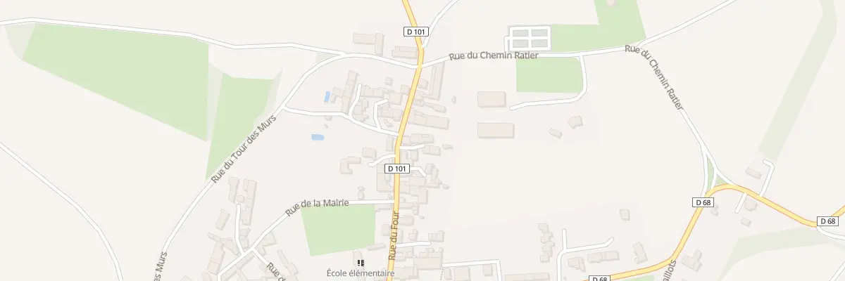 Plan du 143 Le Village à Châtel-Gérard