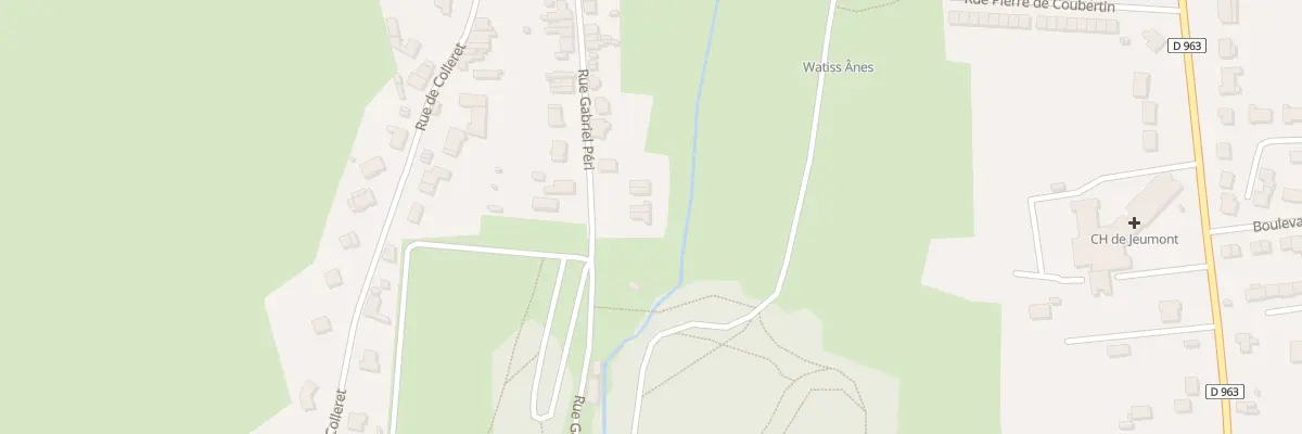 Plan du 294 Rue Gabriel Péri à Jeumont