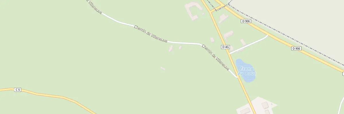 Plan du 1 Che de Villeneuve à Rouvray