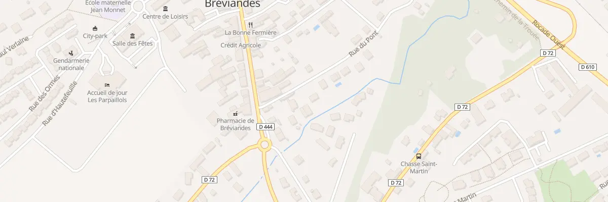 Plan du 2 Rue du Pont à Bréviandes