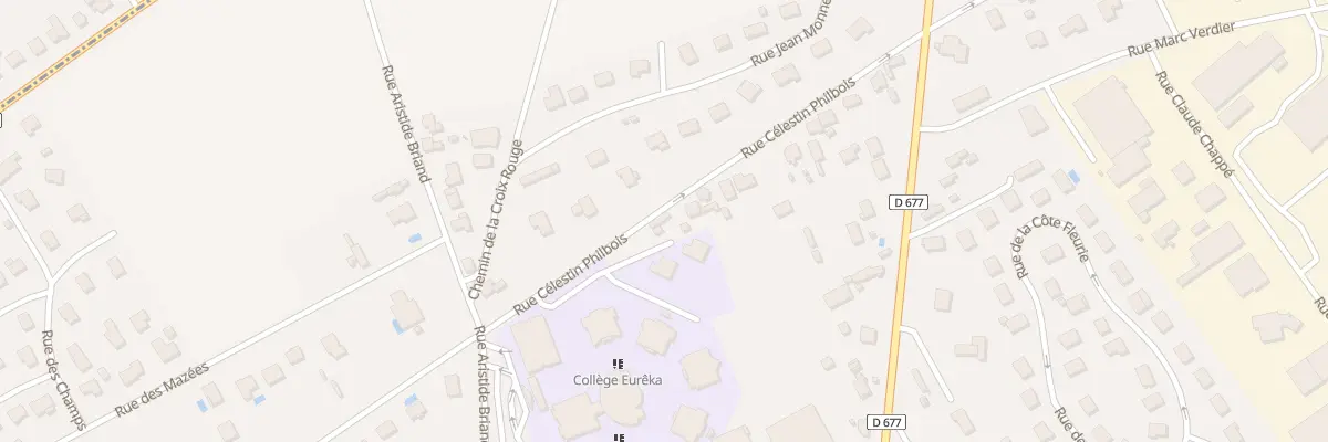 Plan du 21 Rue Célestin Philbois à Pont-Sainte-Marie