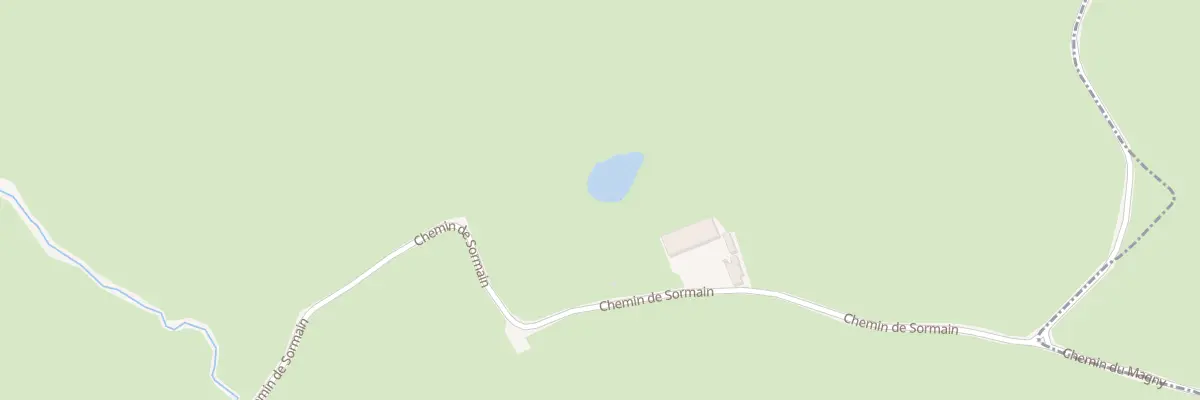 Plan du 2607 Che de Sormain à Anzy-le-Duc