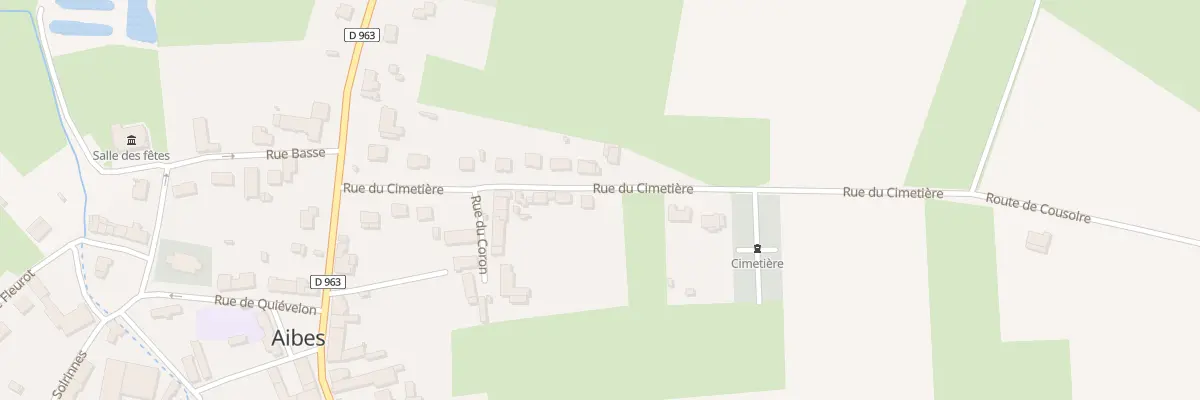 Plan du 16 Rue du Cimetière à Aibes