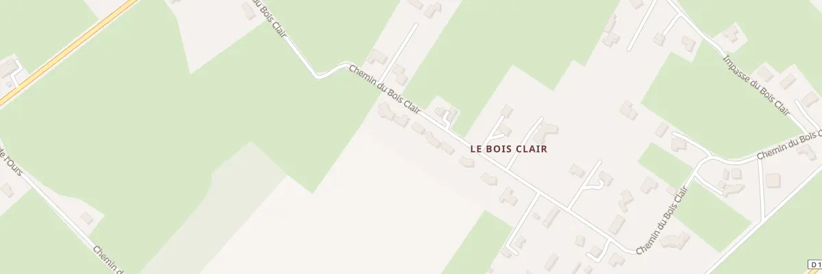 Plan du 33 Che du Bois Clair à Paray-le-Monial