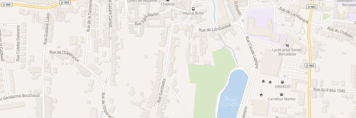 Plan du 86 Rue Gambetta à Jeumont