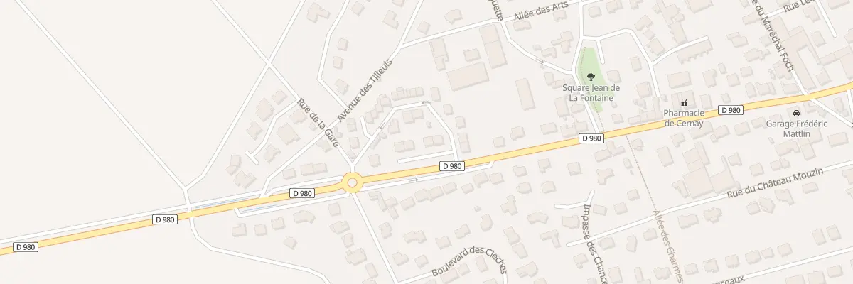 Plan du 4 Rue Curie à Cernay-lès-Reims