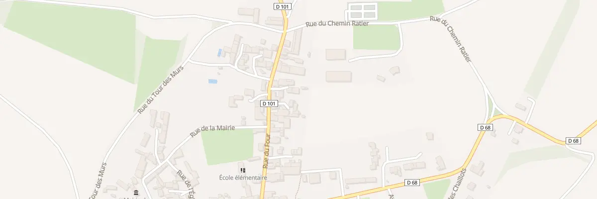 Plan du 32 Rue du Four à Châtel-Gérard