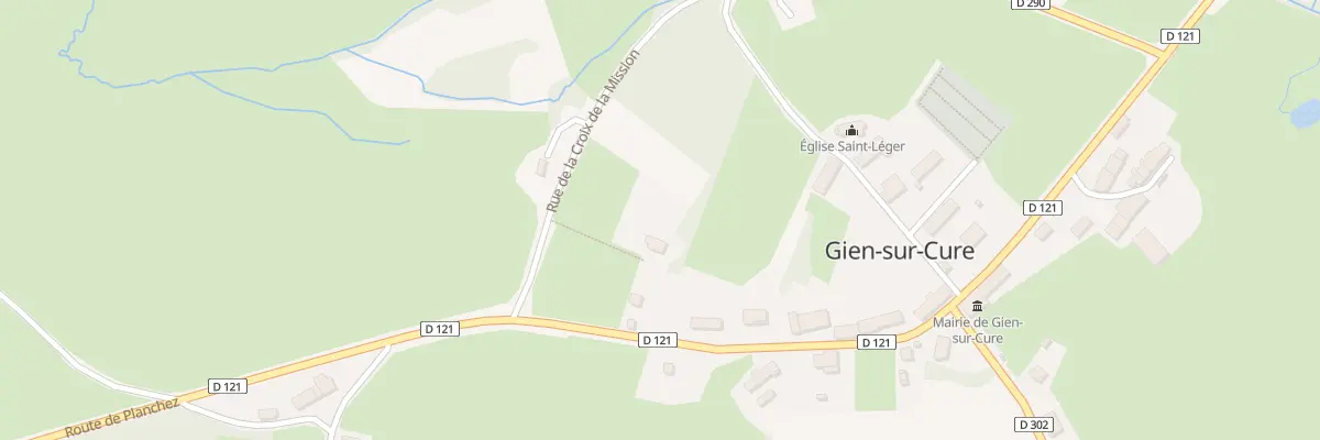 Plan du 3E Le Bourg à Gien-sur-Cure