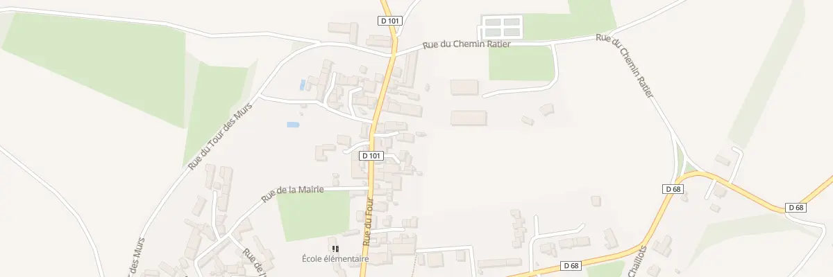 Plan du 36 Rue du Four à Châtel-Gérard