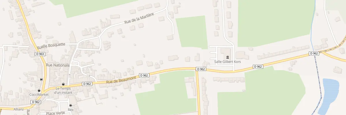 Plan du 48B Rue de Beaumont à Solre-le-Château