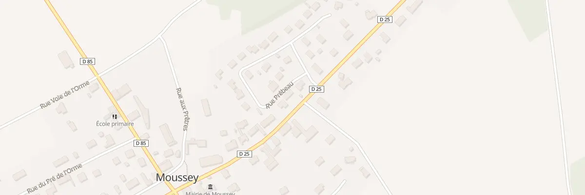 Plan du 24 Rue Prébeau à Moussey