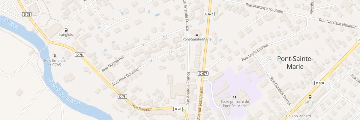 Plan du 5 Rue Anatole France à Pont-Sainte-Marie