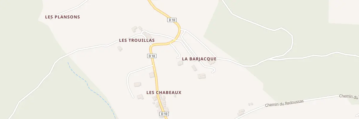 Plan du 554 Rue de Seyras aux Salelles
