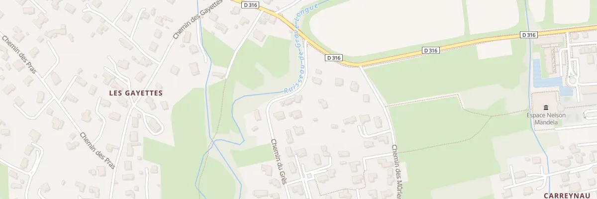 Plan du 980B Che du Grès à Saint-Julien-les-Rosiers