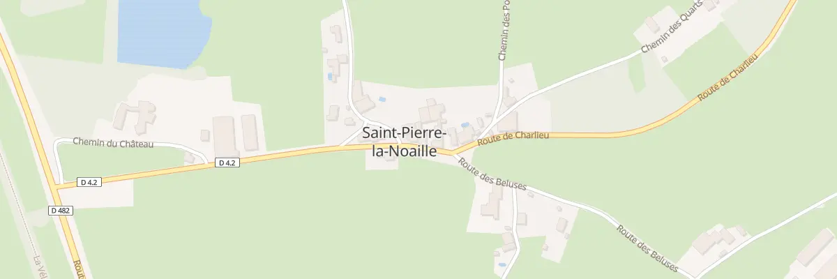 Plan du 84 Rte de la Mairie à Saint-Pierre-la-Noaille