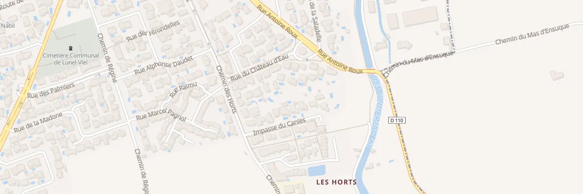 Plan du 60 Rue du Château d’Eau à Lunel-Viel