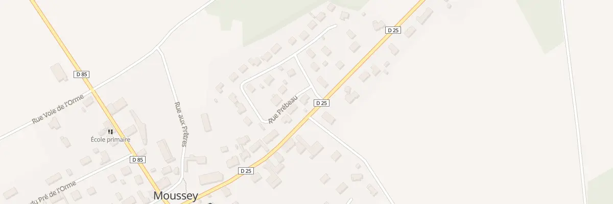 Plan du 1 Rue des Pres Madame à Moussey