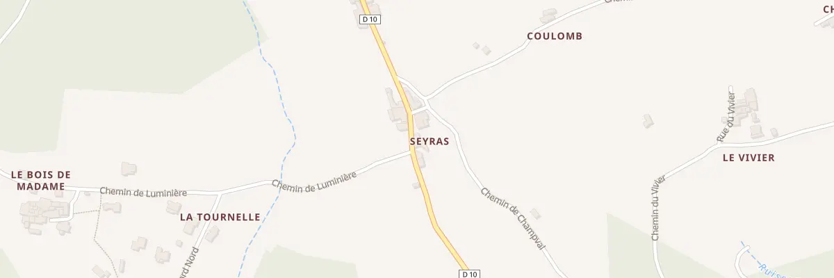 Plan du 138 Rue de Seyras aux Salelles