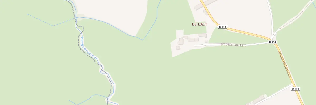 Plan du 5163 Le Lait à La Comelle