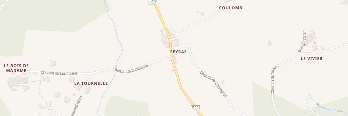 Plan du 114 Rue de Seyras aux Salelles