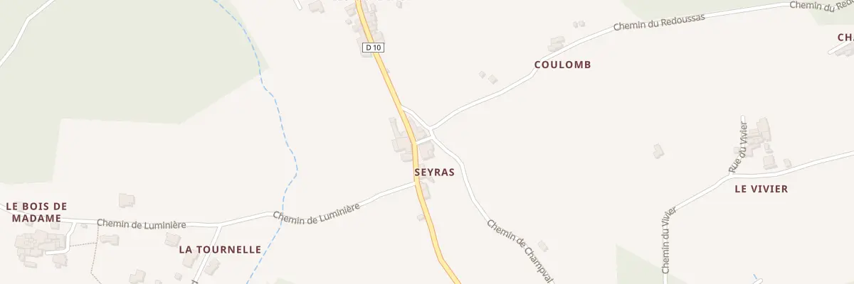 Plan du 2 Rle de Seyras aux Salelles