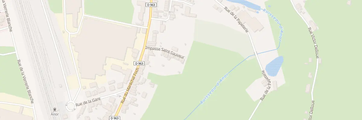 Plan du 14 Imp Saint-sauveur à Anor
