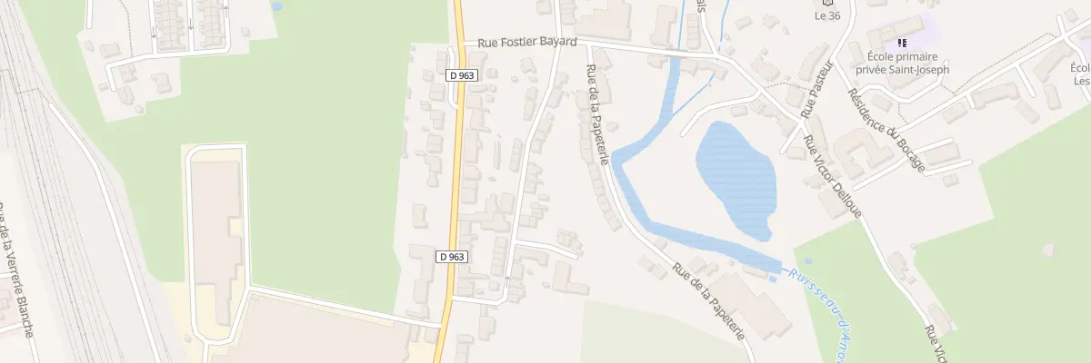 Plan du 33 Rue du Petit Canton à Anor