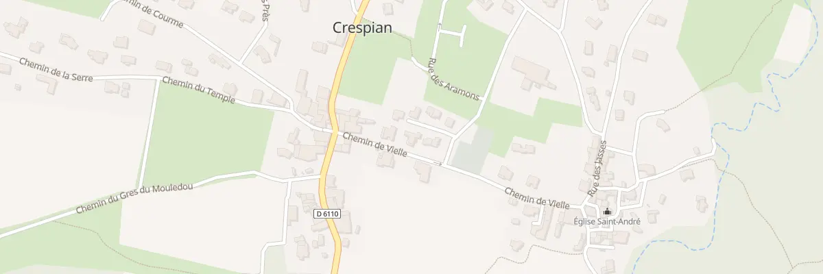 Plan du 5284 Che de Vielle à Crespian