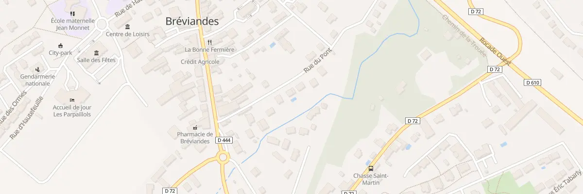 Plan du 6 Rue du Pont à Bréviandes