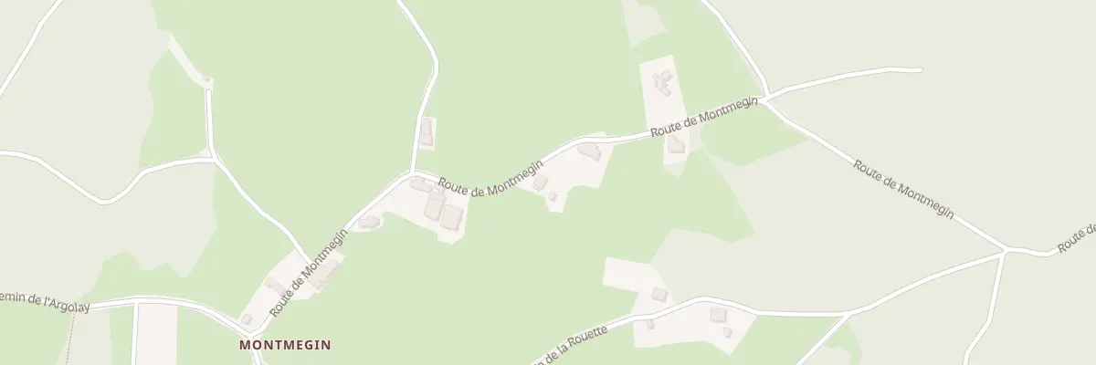 Plan du 1904 Rte de Montmegin à Semur-en-Brionnais
