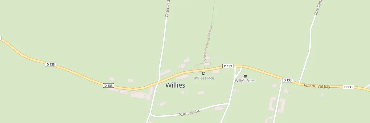 Plan du 8 Rue de Liessies à Willies