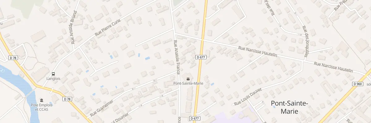 Plan du 14 Rue Anatole France à Pont-Sainte-Marie